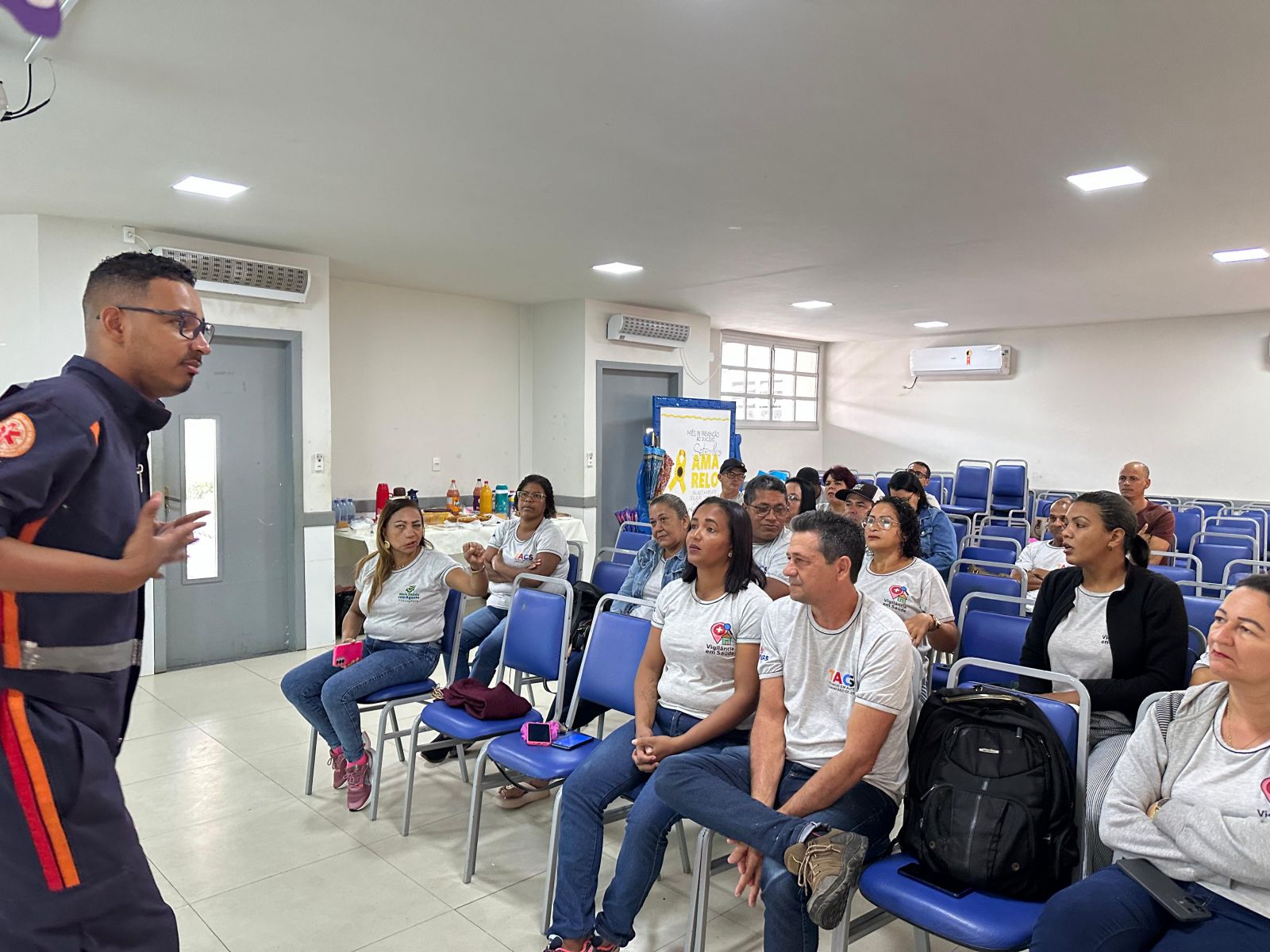 Agentes de sade e combate s endemias recebem capacitao em primeiros socorros em Itabela. (Foto: Ascom/ITABELA)