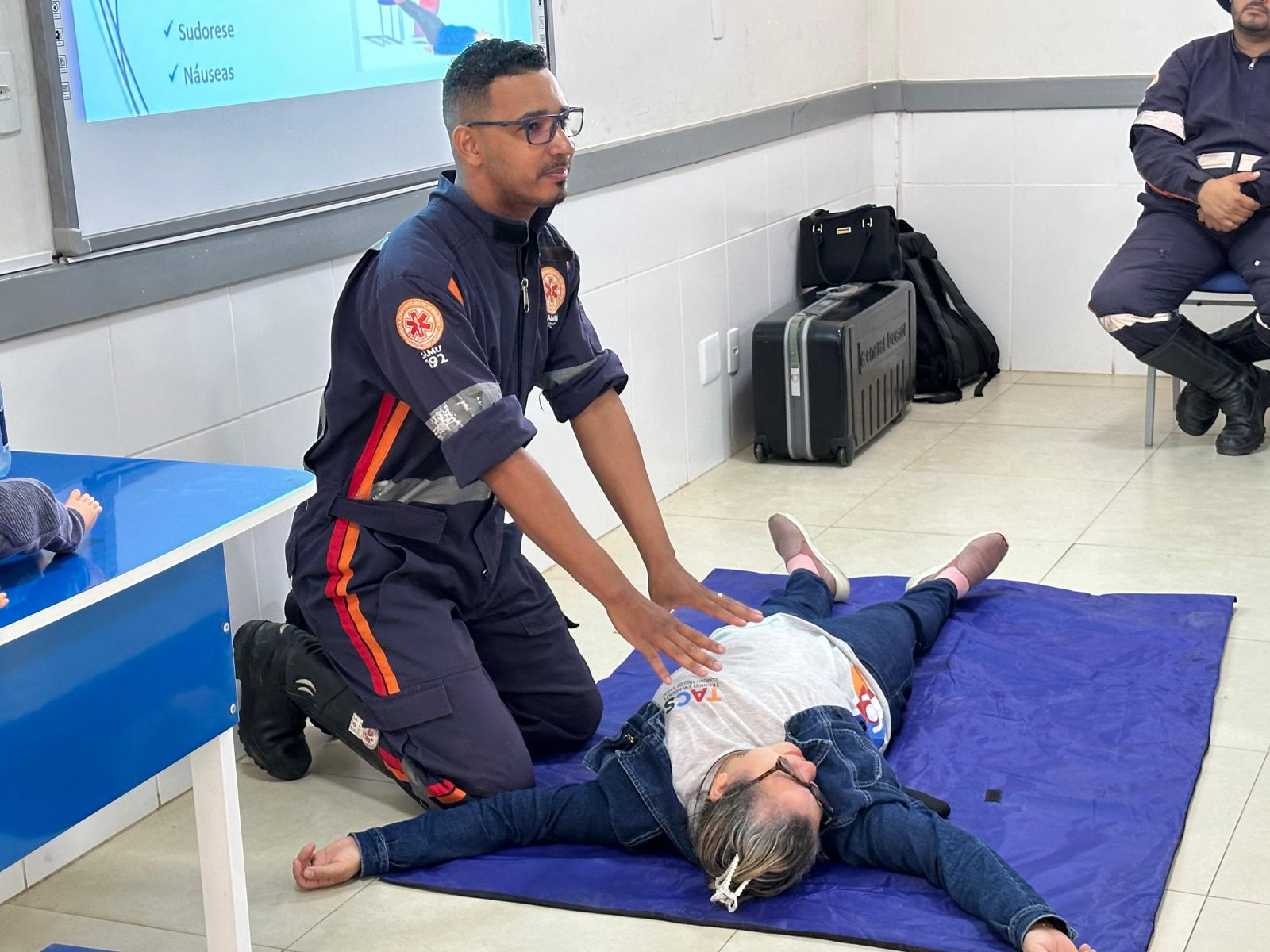 Agentes de saúde e combate às endemias recebem capacitação em primeiros socorros em Itabela. (Foto: Ascom/ITABELA) Agentes de saúde e combate às endemias recebem capacitação em primeiros socorros em Itabela. (Foto: Ascom/ITABELA)